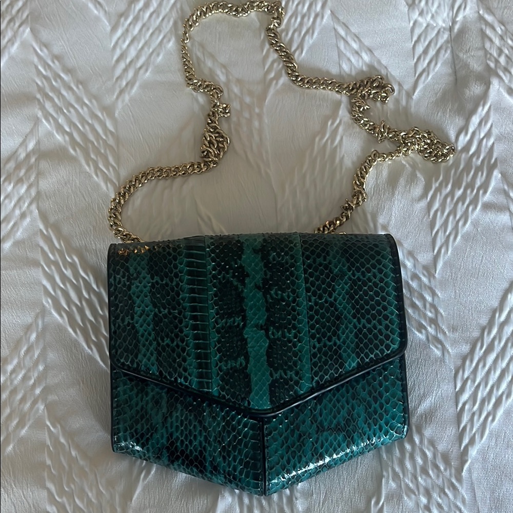 Sandro Paris Turquoise Snakeskin
Good condition